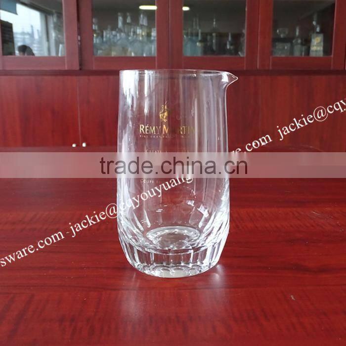 Custom design 480ml super white glass whiskey decanters for sale