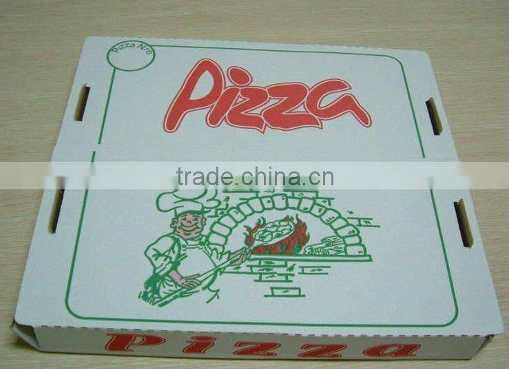 custom eco friendly italian white pizza box/high quality and reasonable price pizza box