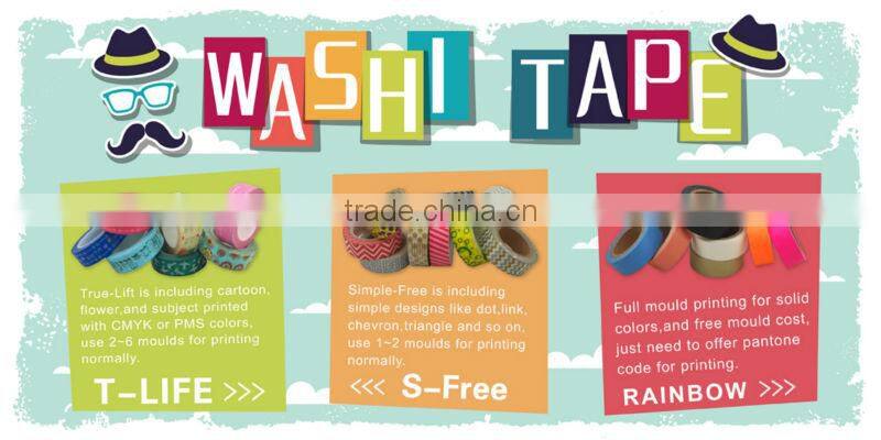 all kinds of colorful glitter tape suit