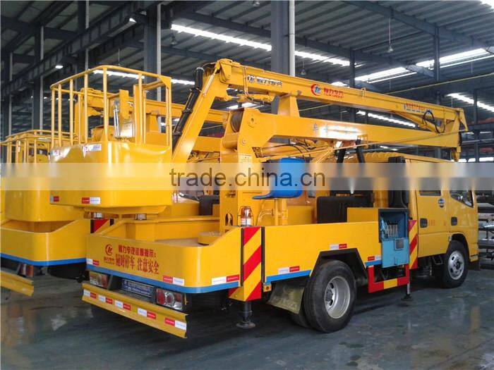 FOTON High-altitude operation lift truck construction cranes elevated work platform High-altitude truck with crane