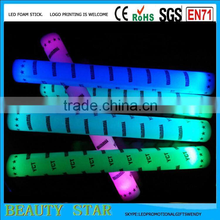 2016 Cheapest foam led stick,RGB foam led stick,wholesale cheering foam led stick for party,event,festival