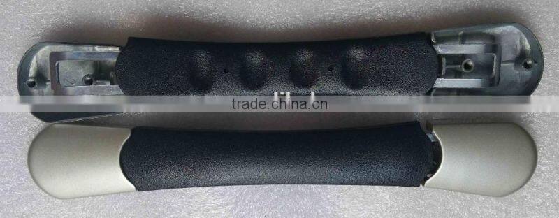 Plastic luggage bag carrying handle,Luggage case plastic handle parts,Suitcase accessories zinc alloy handle