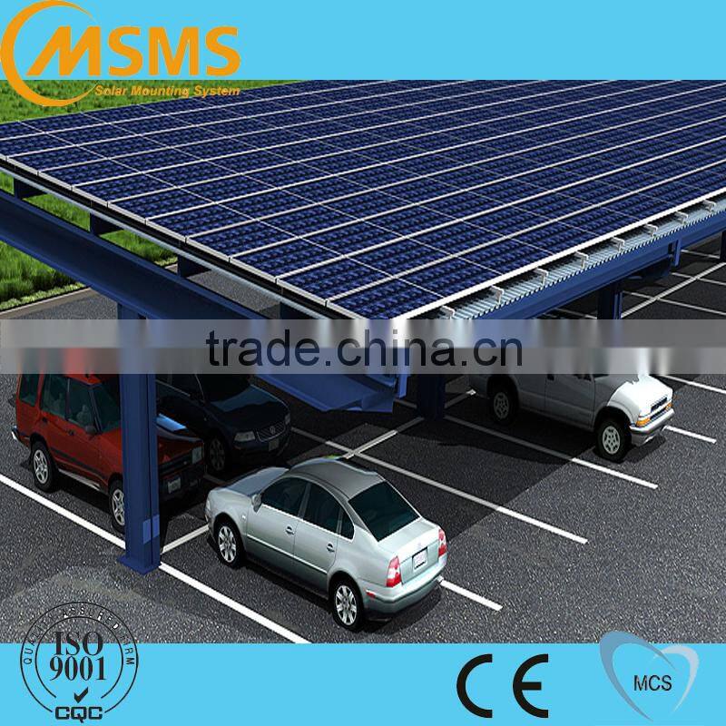 Aluminum mounting system carport solar racking system