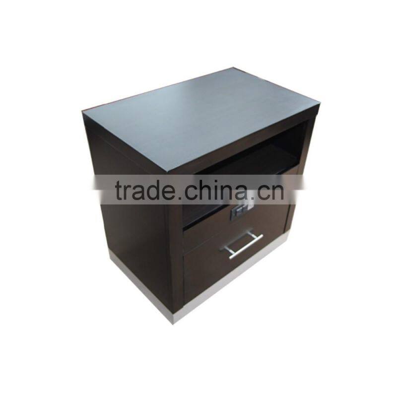 king nightstand with solidwood veneer and HPL top