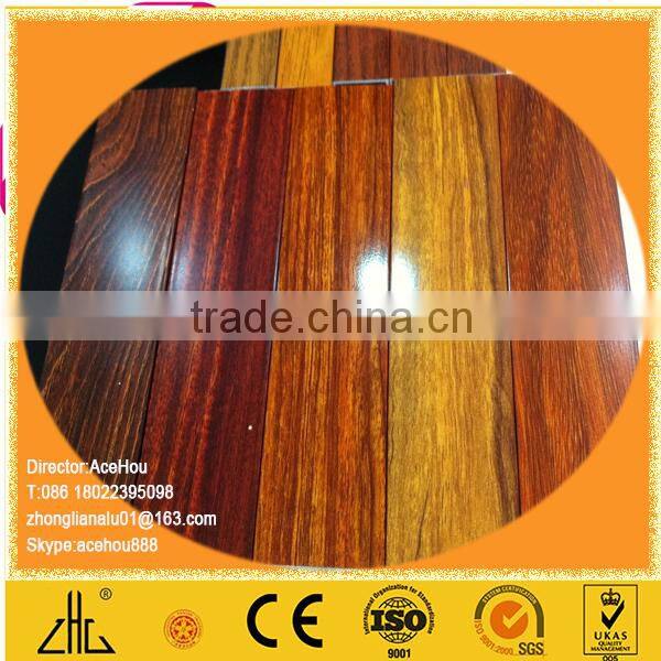 WOW!!!20 years AL6061-T5/AL6063-T5 extruded grey wood grain outdoor products profiles aluminium /aluminum fence board railing