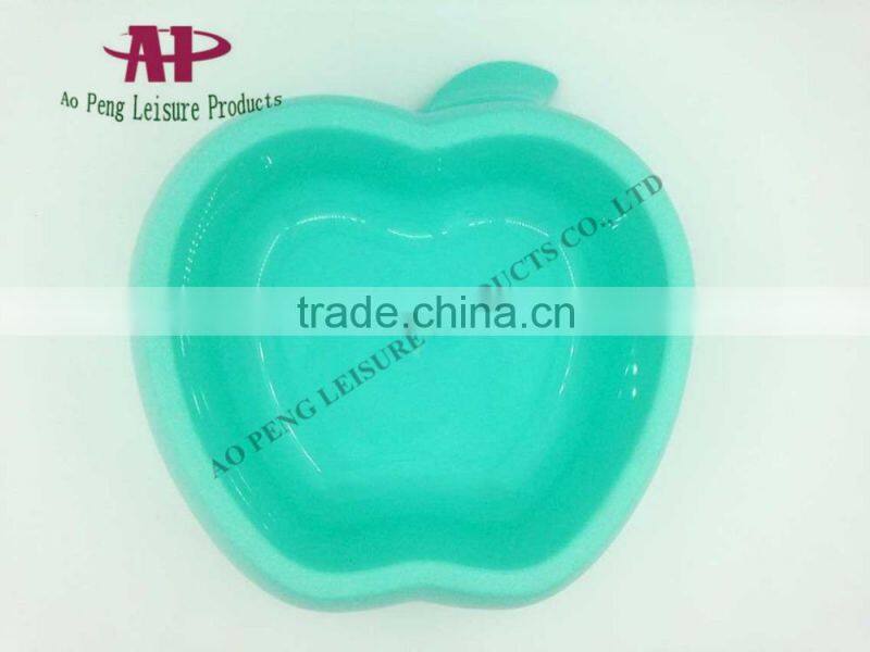 China Wholesale Plastic Products 2016 Popular Apple Shaped Pet Feed Bowls