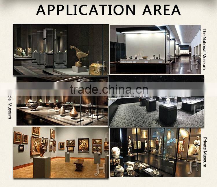 museum display equipment glass showcase design