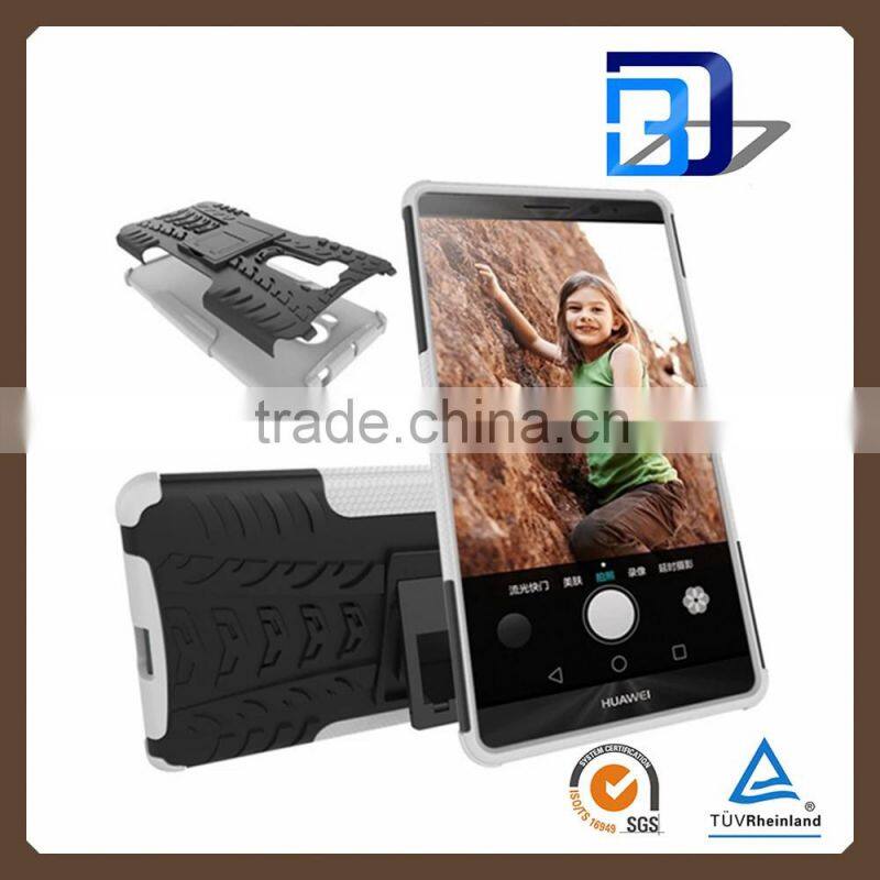 mobile accessories 2 in 1 Dual Slim Armor TPU&PC kickstand case for huawei mate 8 cheap price