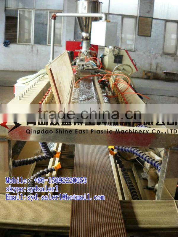 wood plastic composite machine