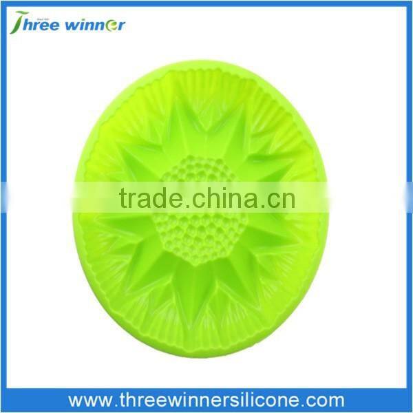 Big cake mold for home usage with sunflower new design