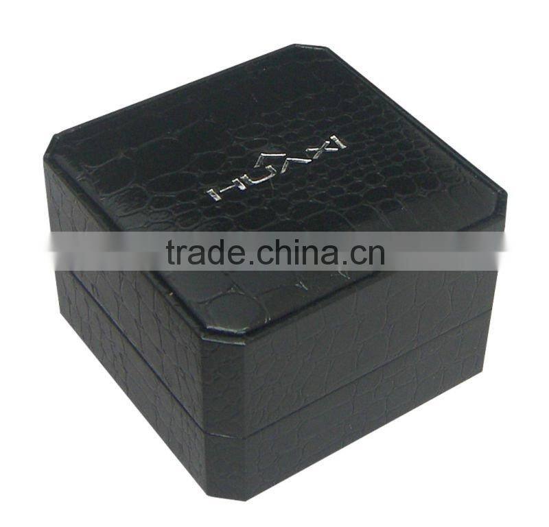 pu leather watch box with velet(fabric) material inside finishing
