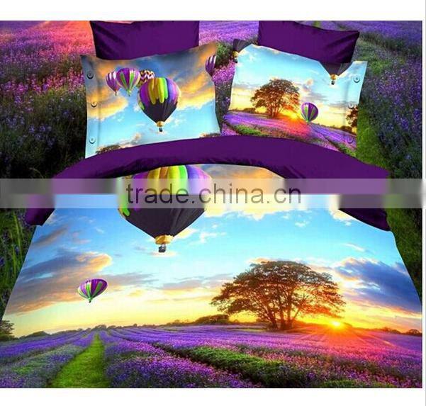 Comforter Microfiber Printed 3D bed set polyester fashion queen size kids duvet cover wholesale cheap