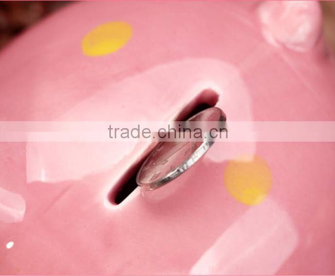 wholesale cheap colorful ceramic piggy bank