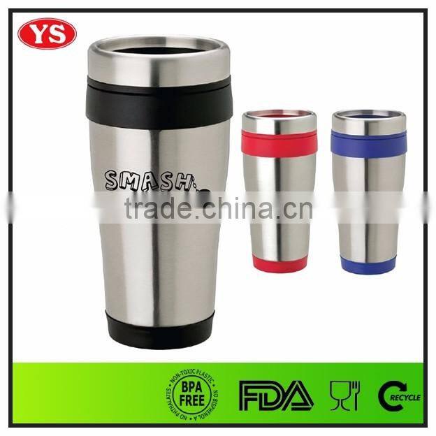 16oz insulated stainless steel thermal auto coffee tumbler