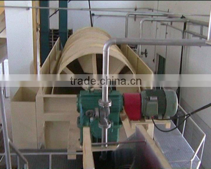 China automatic starch machine rotary washer potato cleaning machine