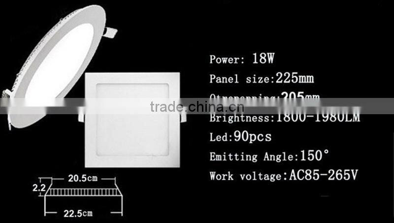 SMD2835 round Ultra thin led panel light
