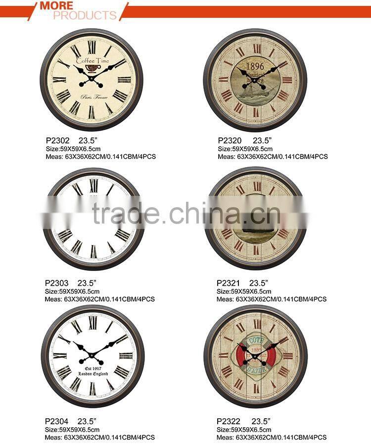Plastic office wall clock