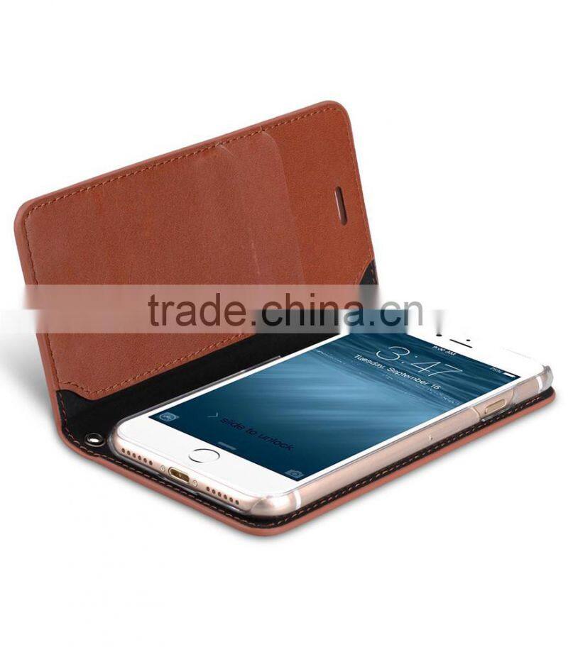 2016 Brown MOBILE PHONE Case for iPhone 7, Premium Leather Case for Apple iPhone 7 (4.7")