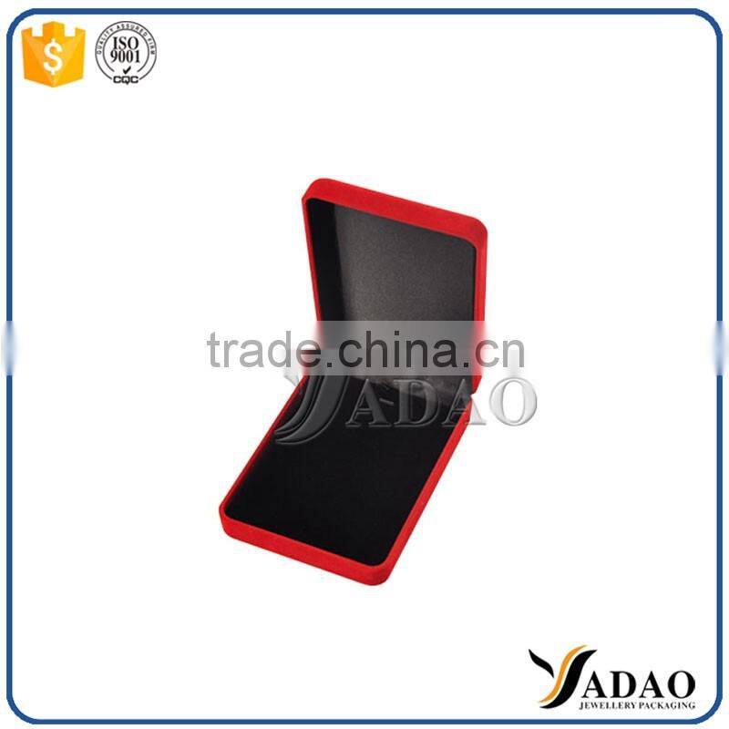 Elegant Design Professional flocking jewelry packing boxes