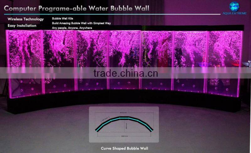 Digital Control bubble wall water panel LED