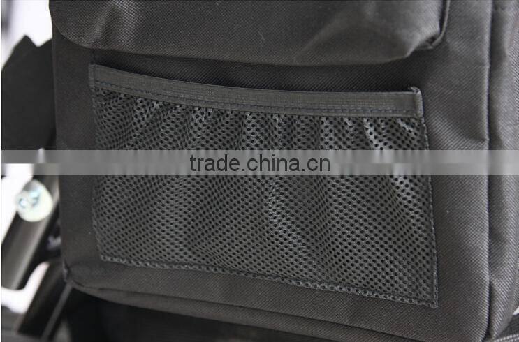 Topmedi 1xSmall Waterproof Armrest Pannier Bag Interior Zipper Hook&Loop Tape Deluxe Scooter Bag