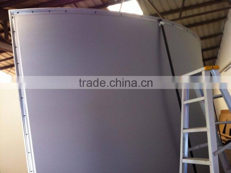 2016 curved screen fixed frame projector screen