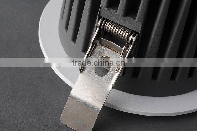 Commercial kitchen light fixture / Led downlight with 120mm cut out / Super bright cob led ceiling light fixture