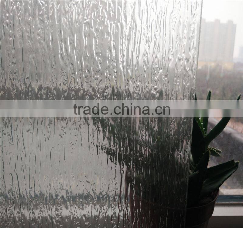 3mm 4mm 5mm 6mm 8mm clear rains pattern glass figure glass rolled glass