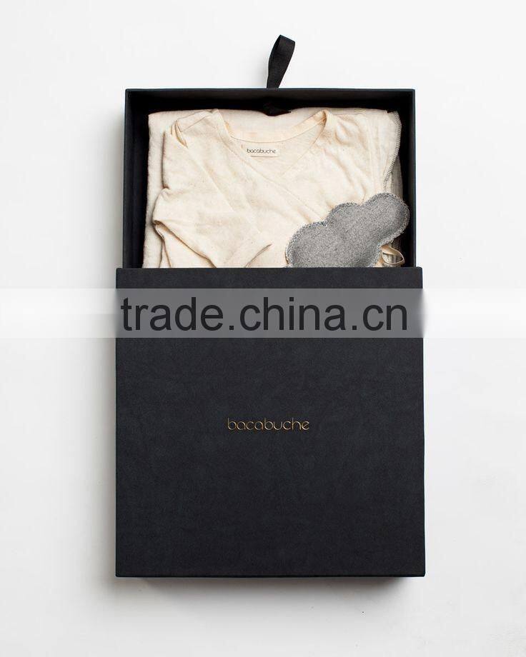 Custom Handmade Black Foldable Box /Rigid Magnetic Box