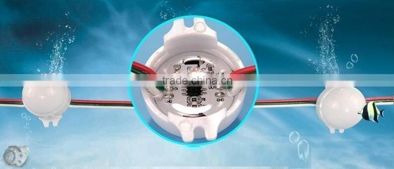 Waterproof 30MM DC12V Full Color Led Point Light Decoration Light Advertising Screen Light