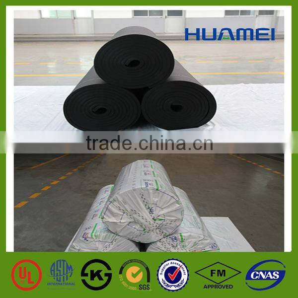 Sound Absorbing Rubber Material NBR/PVC Rubber Foam Sheet With Self-adhesive