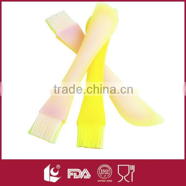 Personalized silicone double brush and spatula set for baking tools