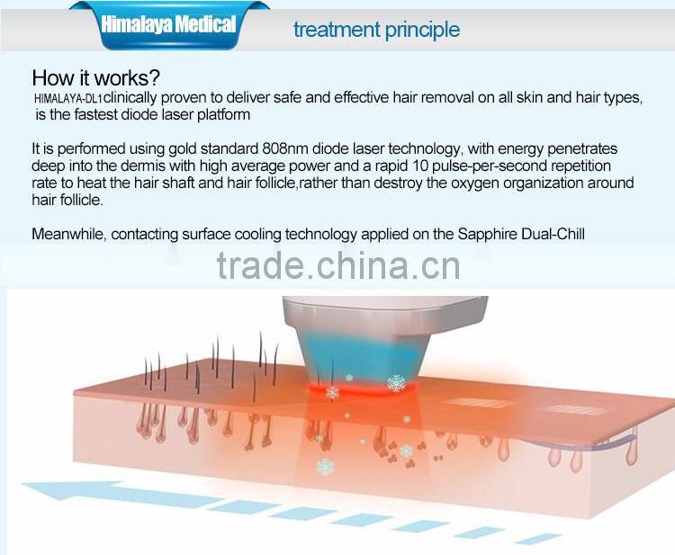 Himalaya new design permanent hair removal machine