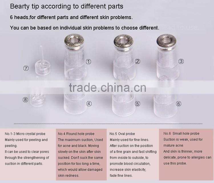 Professional Blackhead Removal Diamond Microdermabrasion machine vacuum suction comedo Machine for Home use