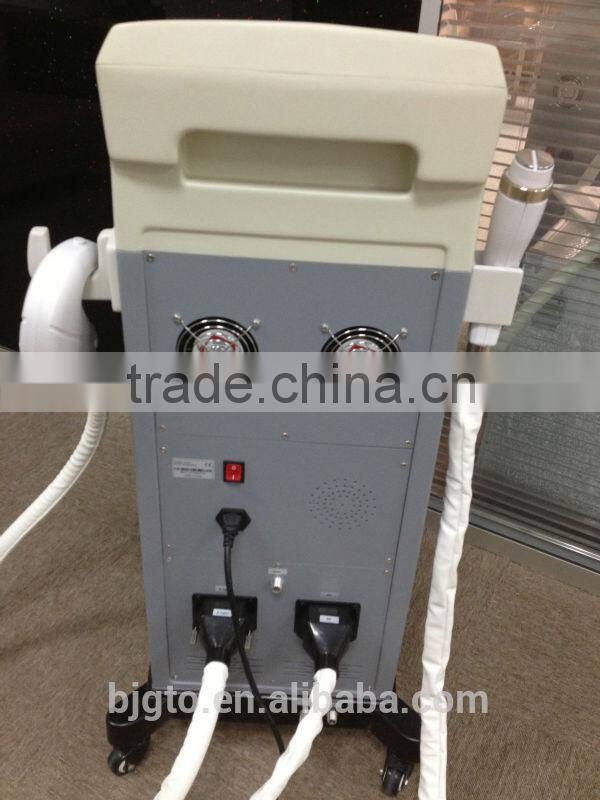 2014 Hot sale Vertical E-light(IPL+RF) beauty machine for hair removal and skin care