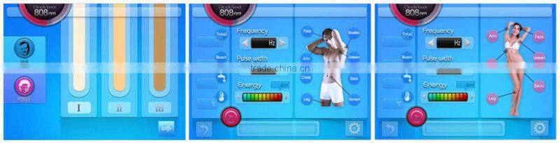 newest portable 808nm diode laser permanent hair removal/2016 professional 808nm laser diode