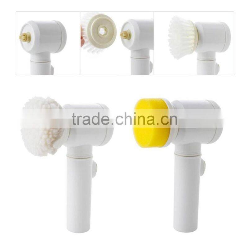 Magic Brush 5 in 1 Electric Powerful Cleaning Brush For Kithchen/Bathtub/Shower/Bidet Sofas and Carpets Scrubber Brush