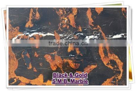 Black & Gold Marble Tiles