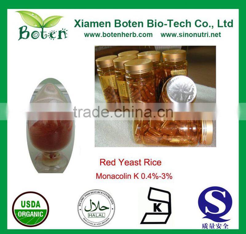 400mg Monacolin K Red Yeast Rice Capules