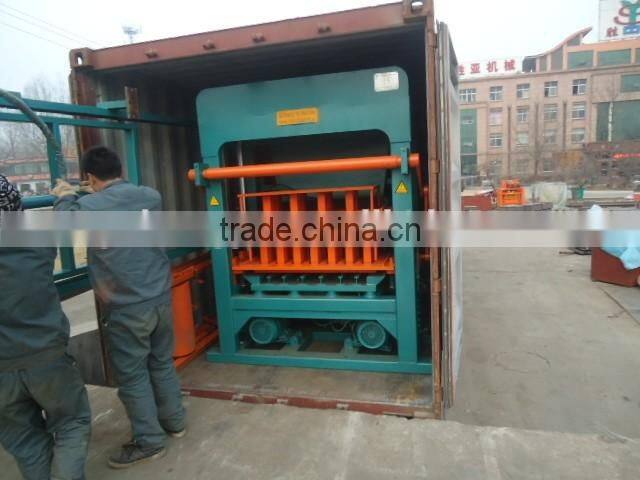 Low cost construction machinery QT5-20 concrete hollow block machine paver block machine price