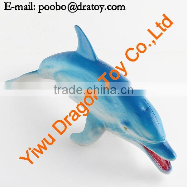 Aquarium blue dolphin toy