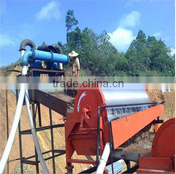 Hot sale Wet drum magnetic separator machine for iron ore concentration with low price