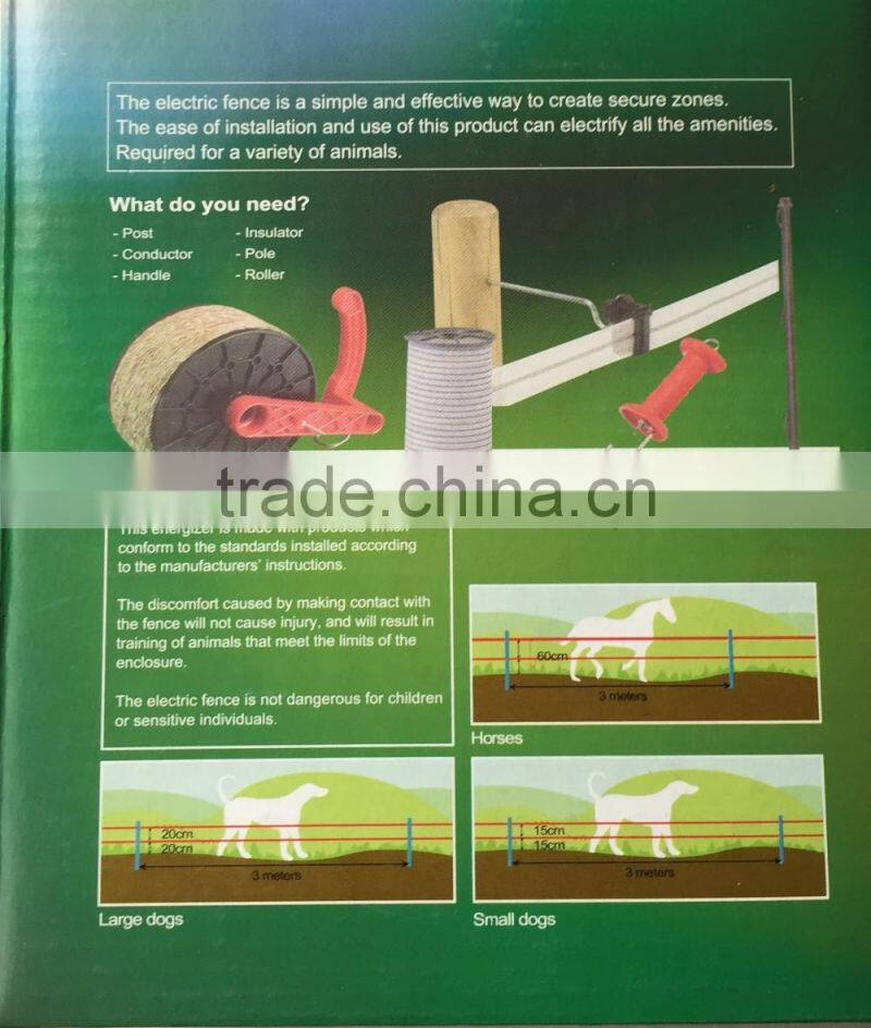 Visson X-pest BA80 electric small animal fence for cattle horse sheep goat exotic animal ostriches llamas pig deer rabbit dog