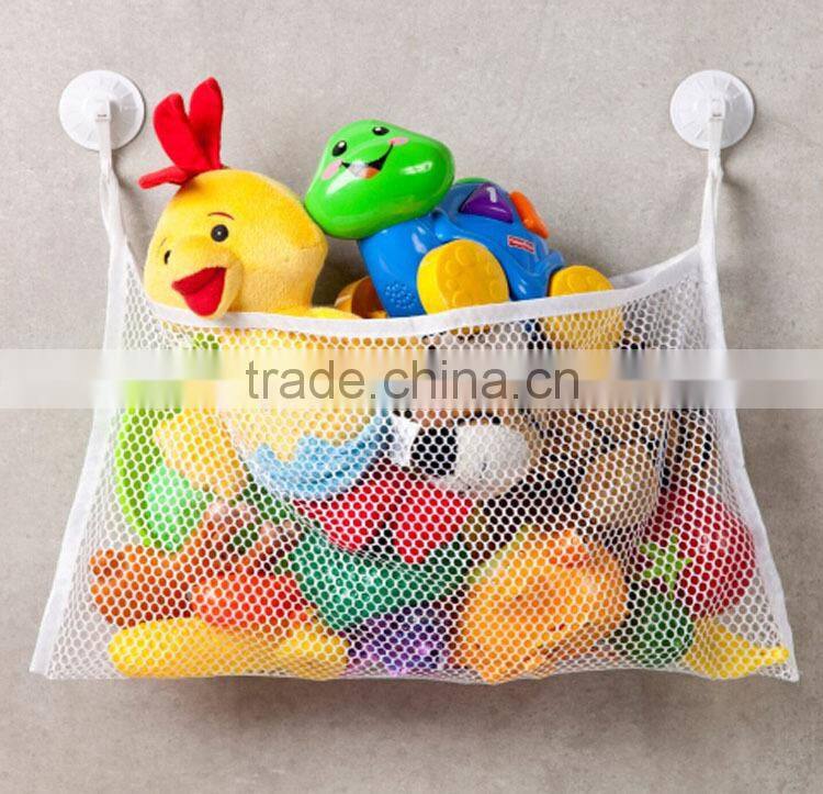 Bath Toy Organizer for Baby Boys and Girls with 2 Strong Suction Cups