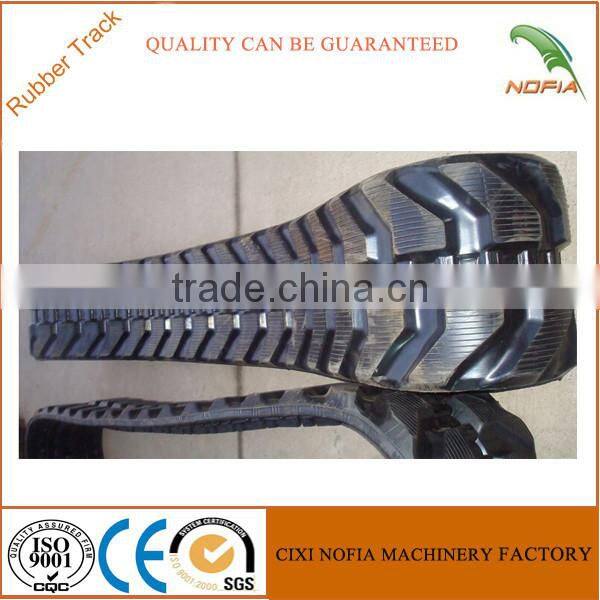 280*72 /400*72.5*74 small harvester rubber track for combine machinery