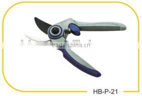 CHINA high quality 7-1/8" aluminum alloy handle with plastic safty lock gardening tools for pruning shears