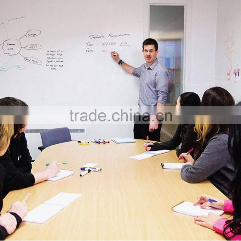 2017 Newest 45x200cm Whiteboard Wall Sticker Removable Vinyl Sticker Decal with One Free Pen