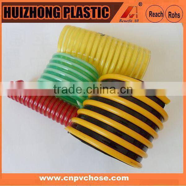 pvc spiral flexible hose /flexible suction hose /pvc collapsible hose