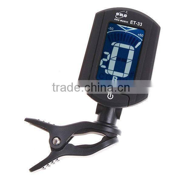 LCD Auto Mini Guitar Tuner Chromatic Bass Violin Ukulele Clip New