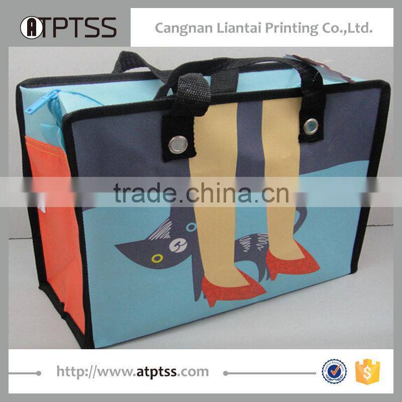 custom print promotion recyclable matt laminated pp non woven bag